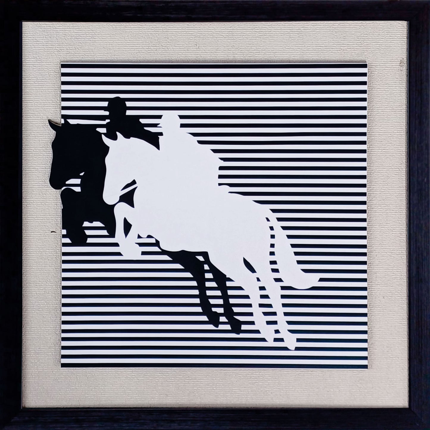 Animal - Horse rider illusion art work