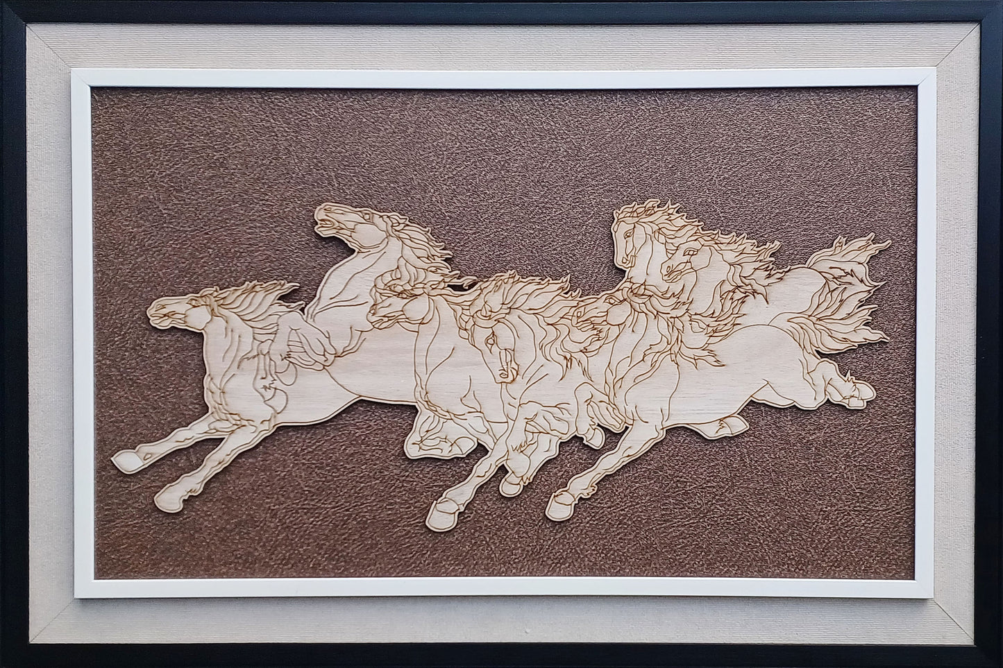 Animal - 7 Horse wood art work