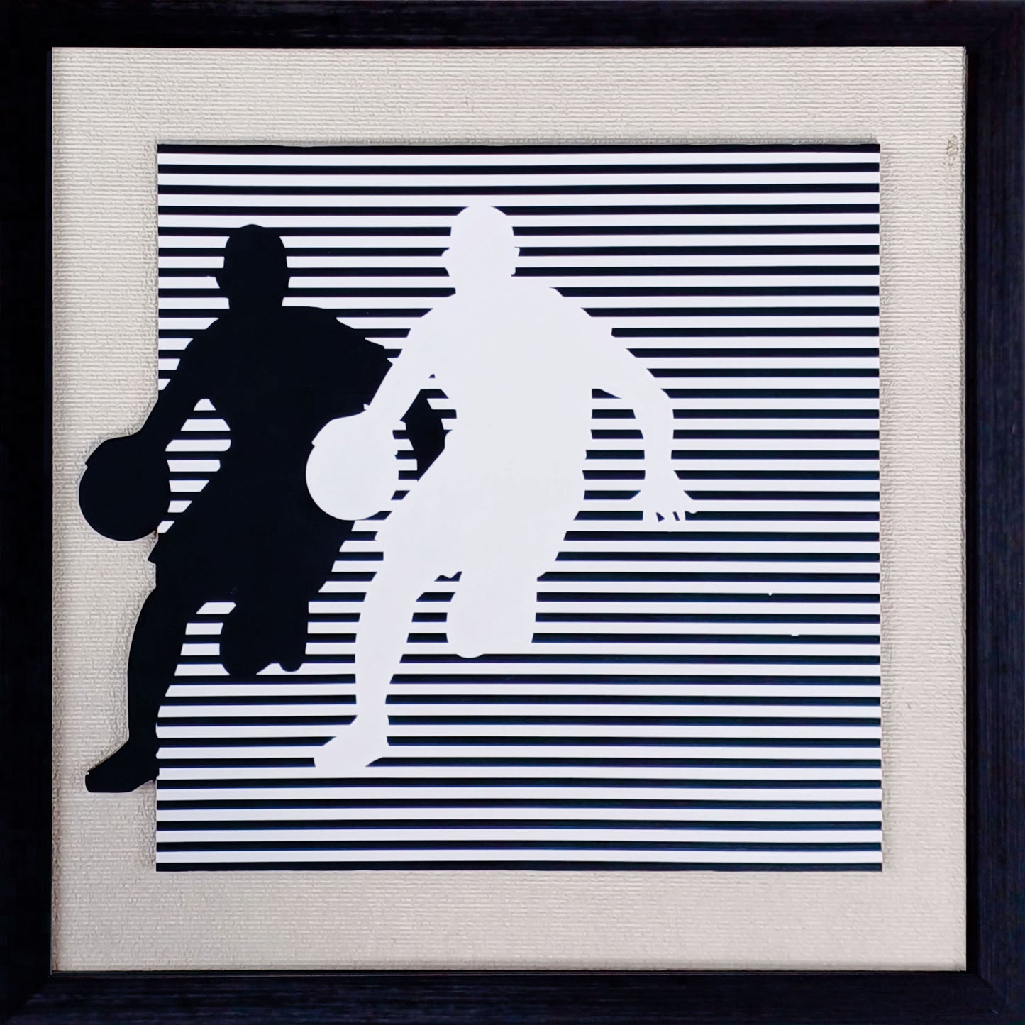 Sport - Basketball illusion line art