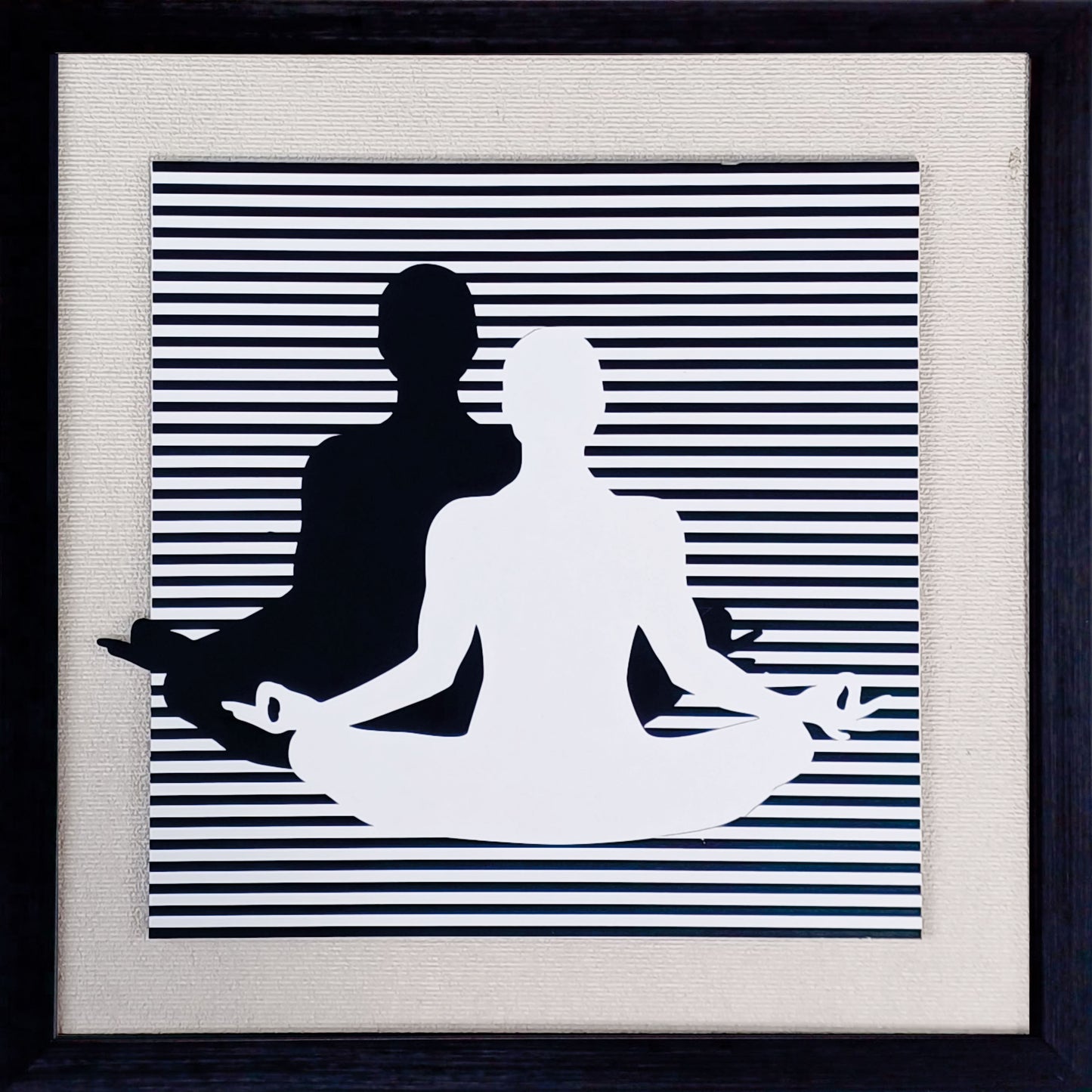 Yoga illusion art work