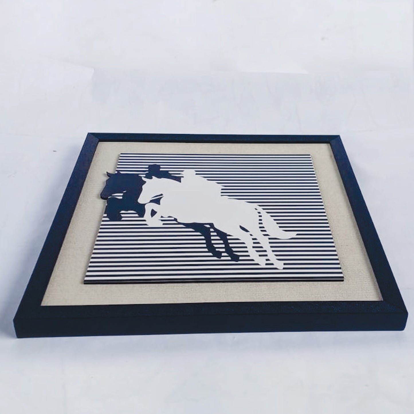 Animal - Horse rider illusion art work